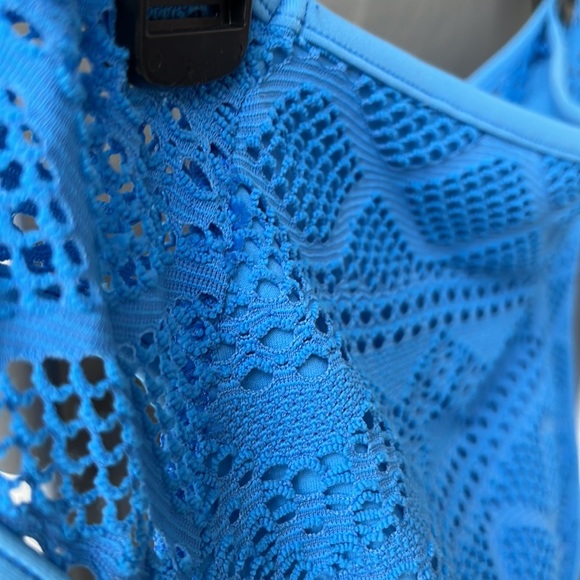 Freya Sundance Crochet Bikini Bottom Blue US M - Picture 6 of 7